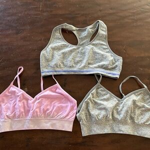 Set of 3 Girls bras size 10/12